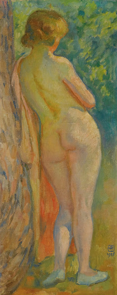 Baigneuse Debout De Dos 1925