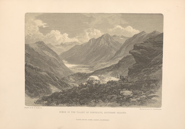 E T Compton  Scene in the Valley of Poschiavo Southern Grisons 1881