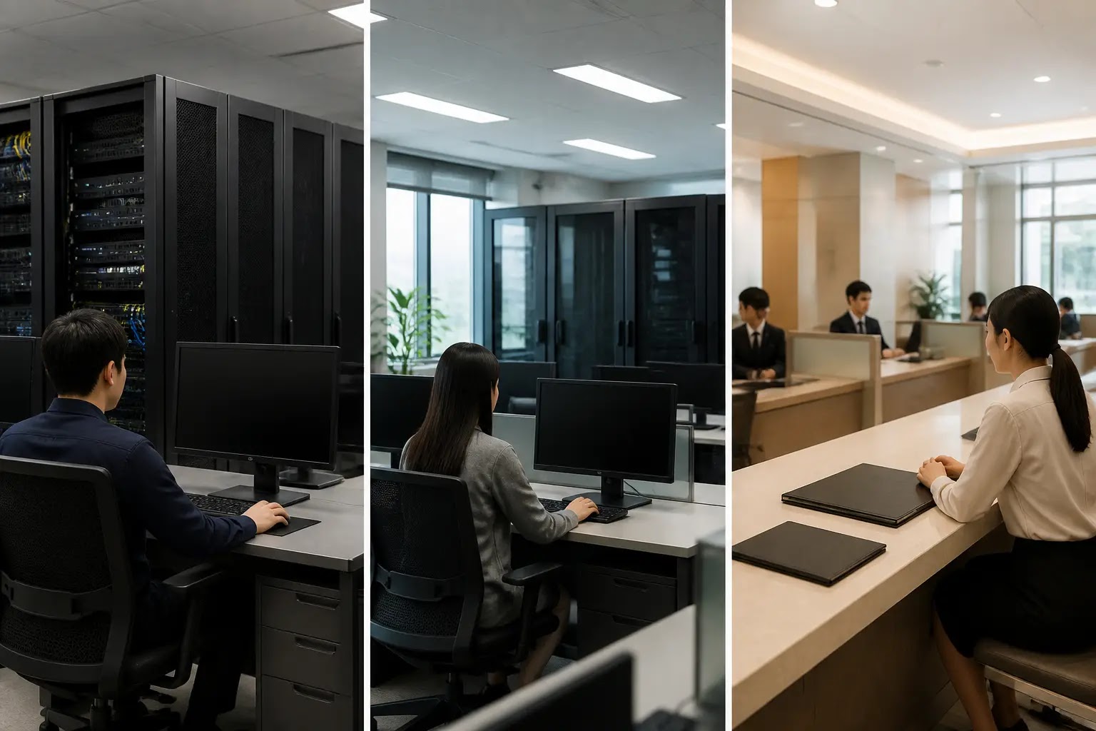 AI-generated Business Daily Brief multi-story editorial montage