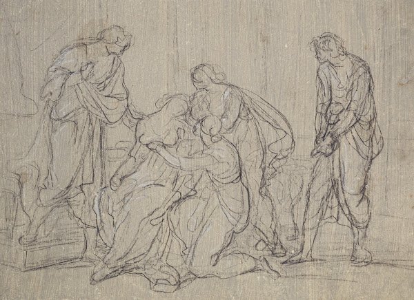 Vergil liest Augustus und Octavia die Aeneis vor ca 1788