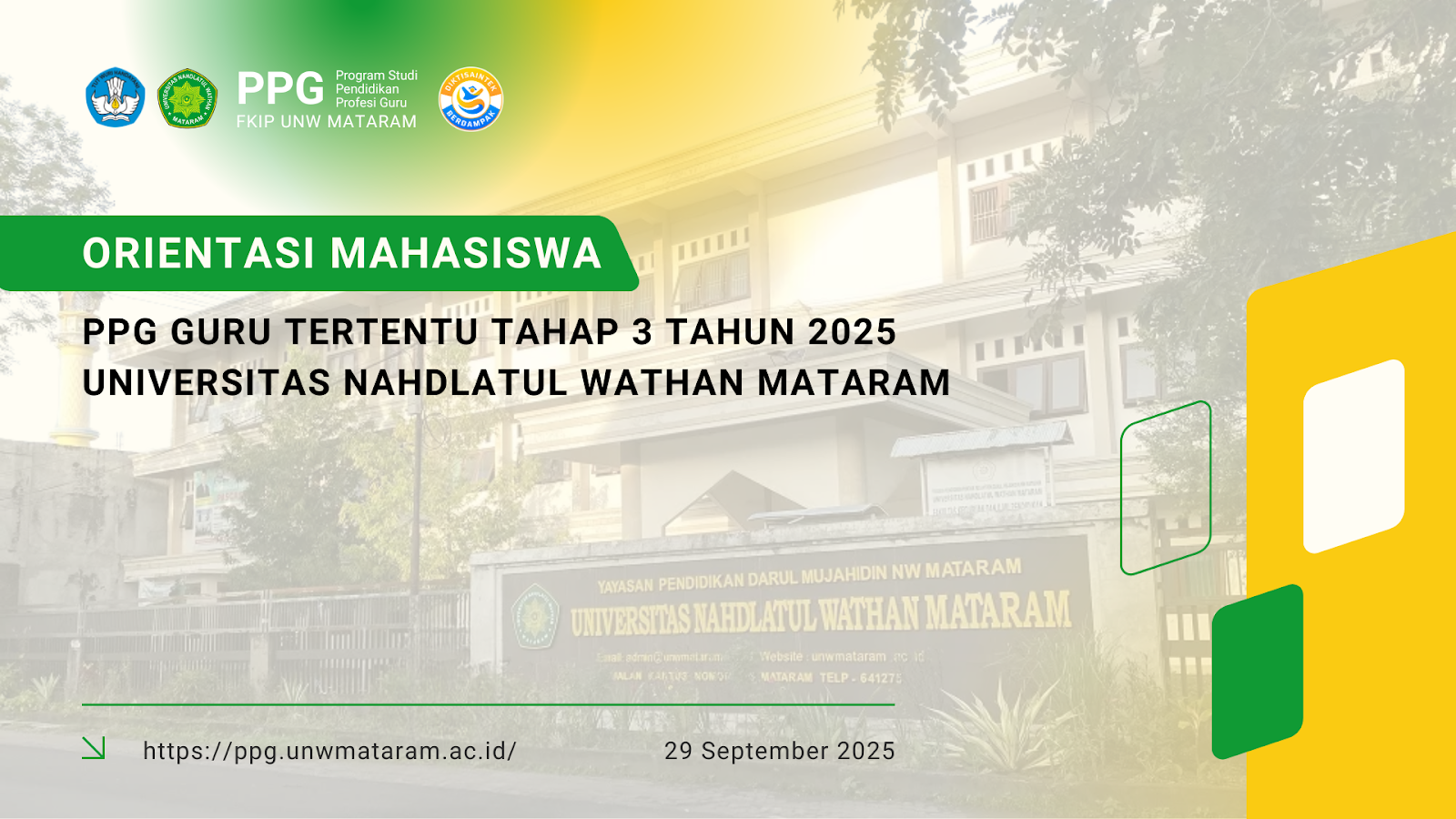 Orientasi PPG Guru Tertentu Tahap 3 Tahun 2025