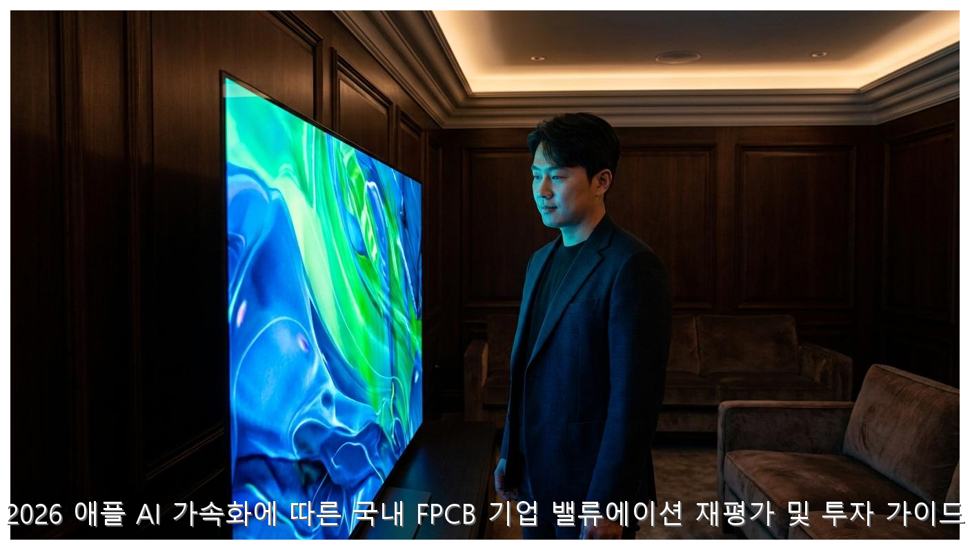 2026 애플 AI 가속화에 따른 국내 FPCB 기업 밸류에이션 재평가 및 투자 가이드 핵심 안내 및 분석 인포그래픽 (4)