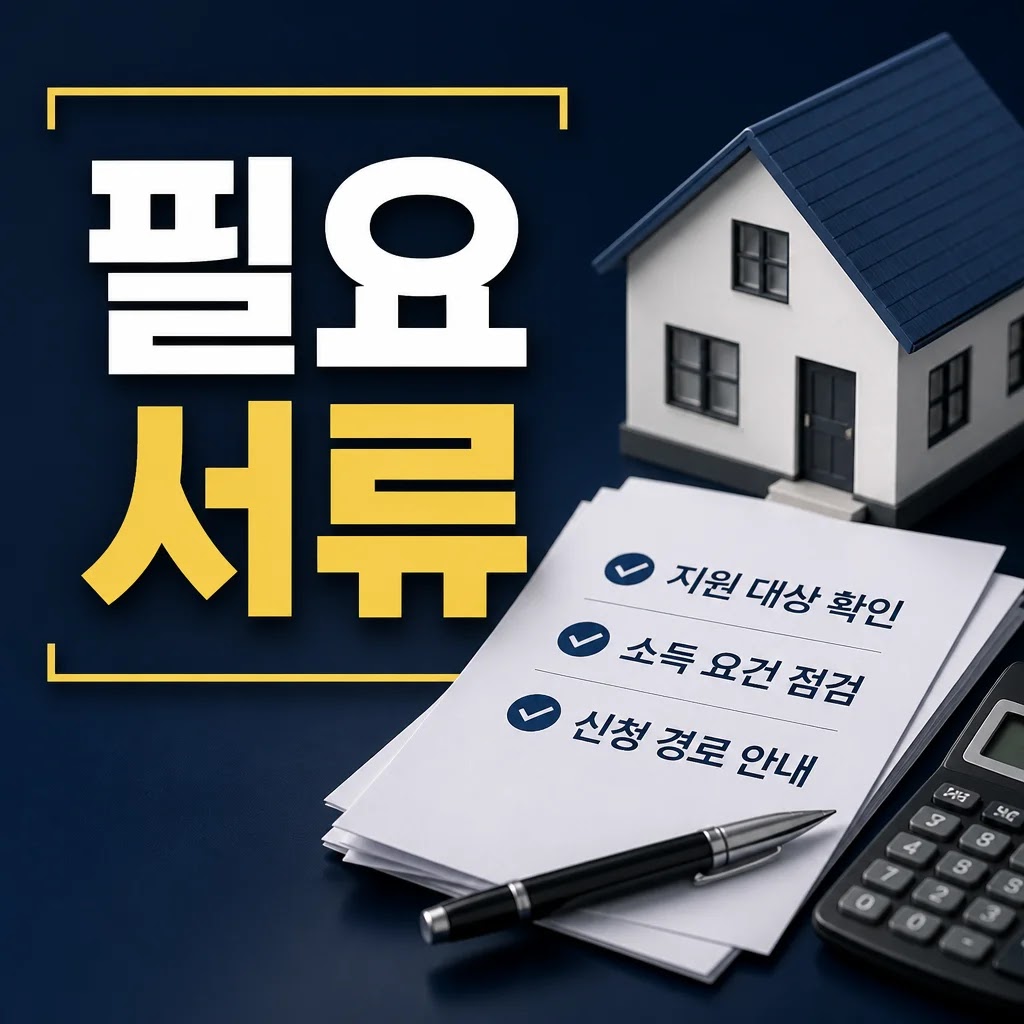 청년월세지원 신청 조건 신청 조건과 필요 서류