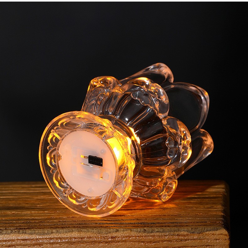 LED Lotus Candle Light for Atmospheric Decoration