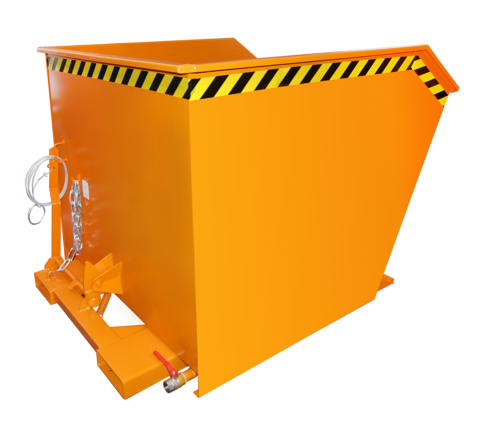 Spaander-kiepcontainer SGU 100, gelakt, Geeloranje
