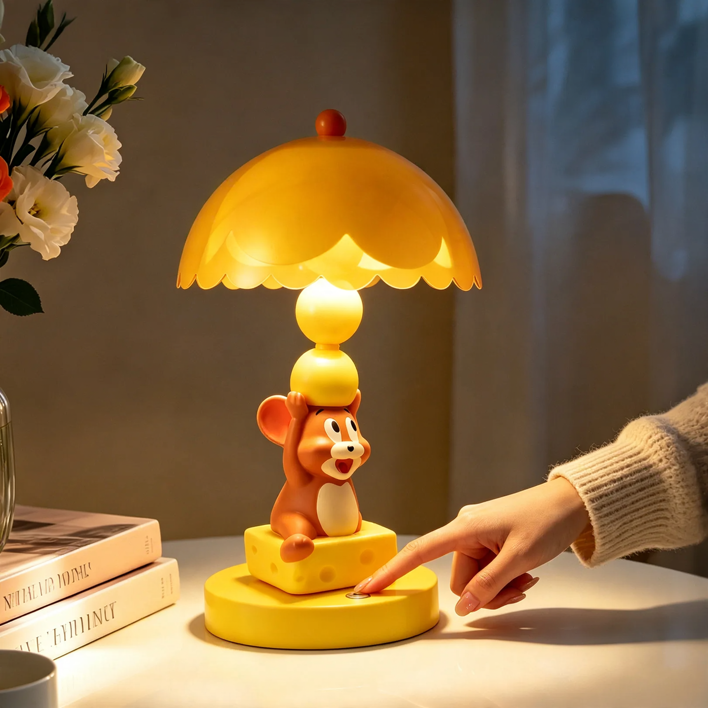 Jerry Cheese Table Lamp made of ABS
