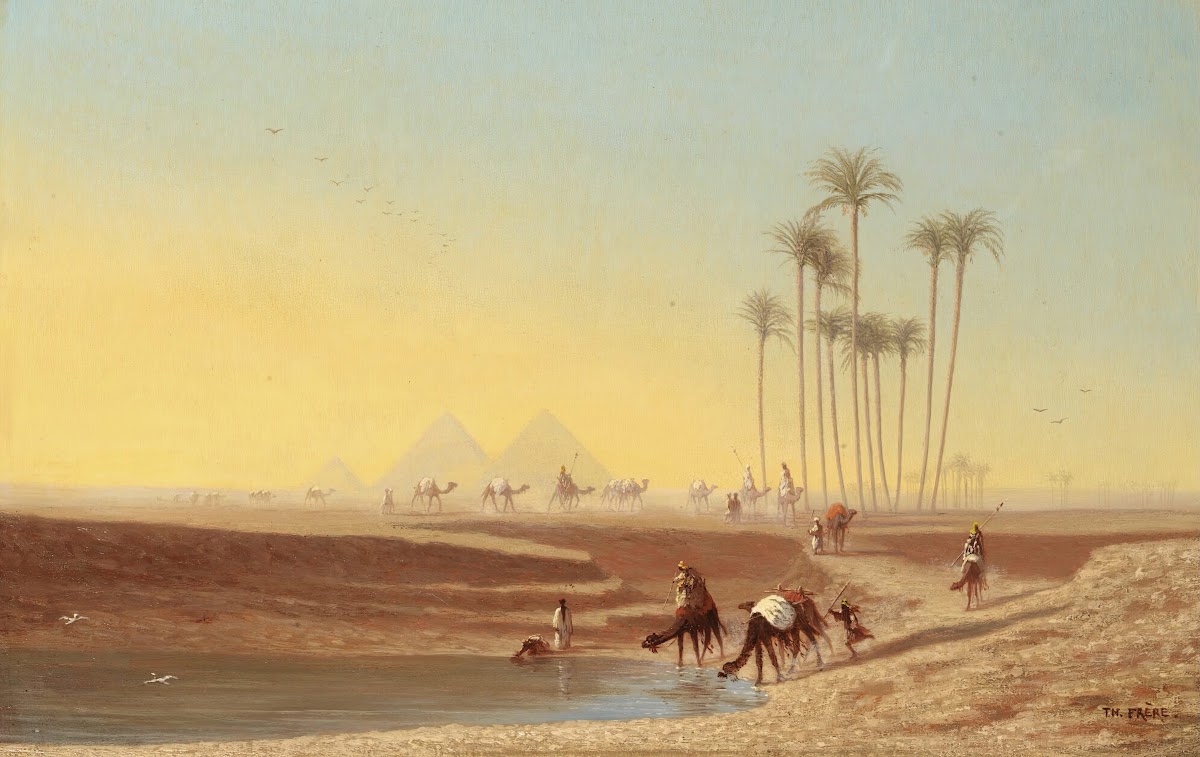 Oasis Pres Des Pyramides