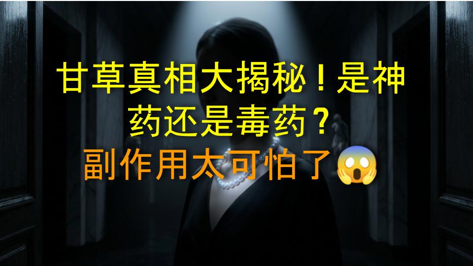 甘草真相大揭秘！是神药还是毒药？副作用太可怕了😱