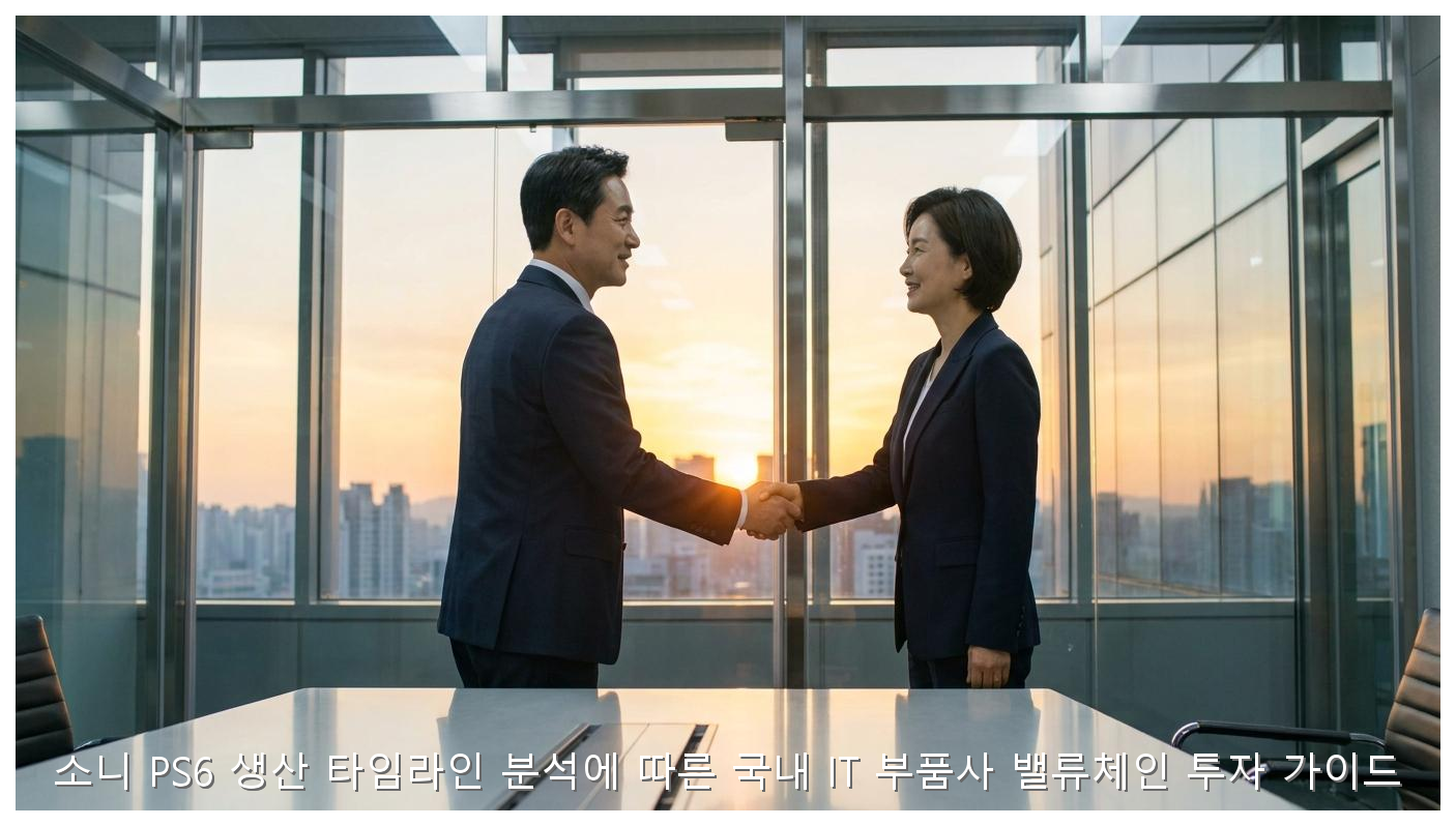 소니 PS6 생산 타임라인 분석에 따른 국내 IT 부품사 밸류체인 투자 가이드 핵심 안내 및 분석 인포그래픽 (3)