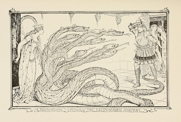 Bensurdatu attacks the Seven headed Serpent 1905