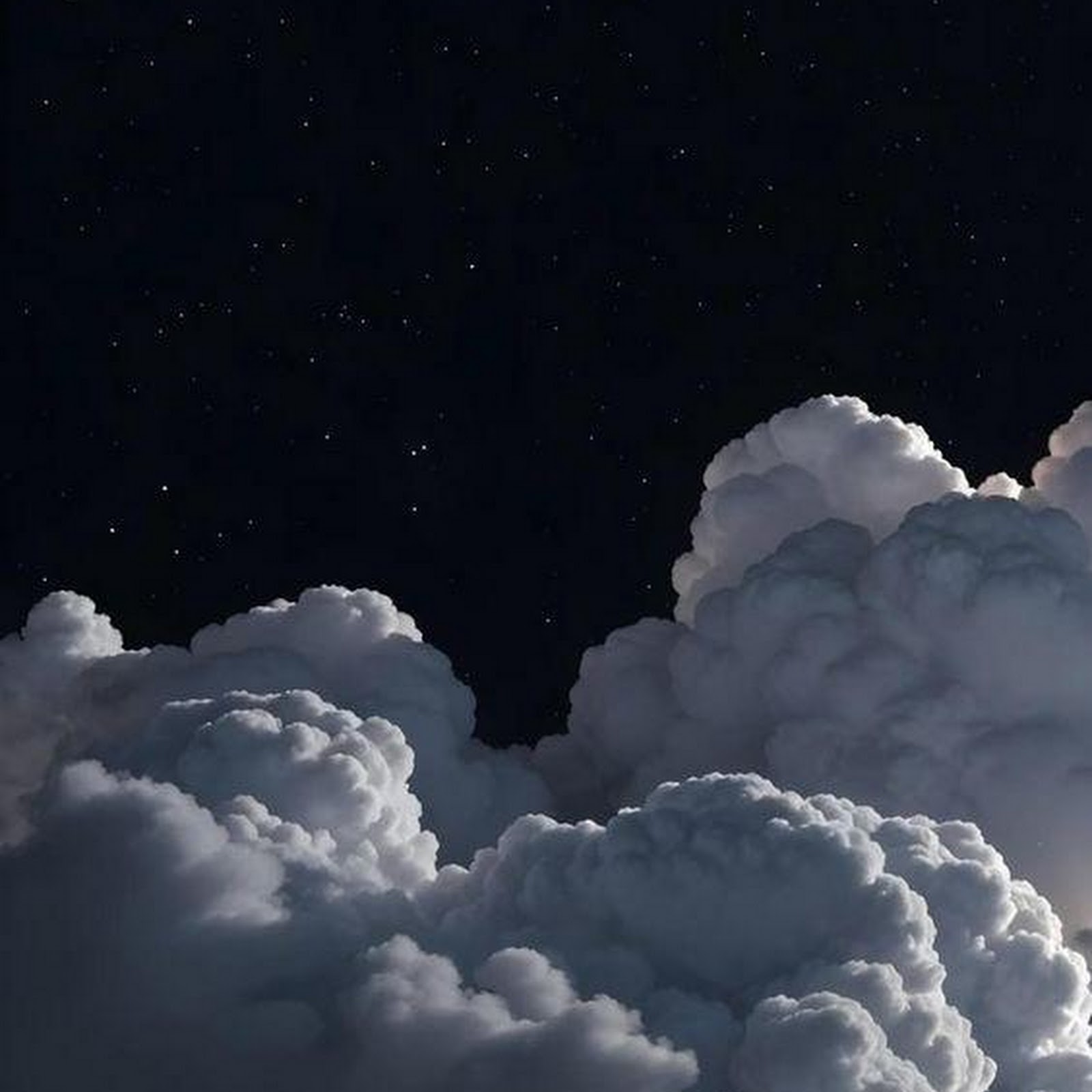 Download Night Sky, Storm Clouds, Cumulus, Celestial iPhone
