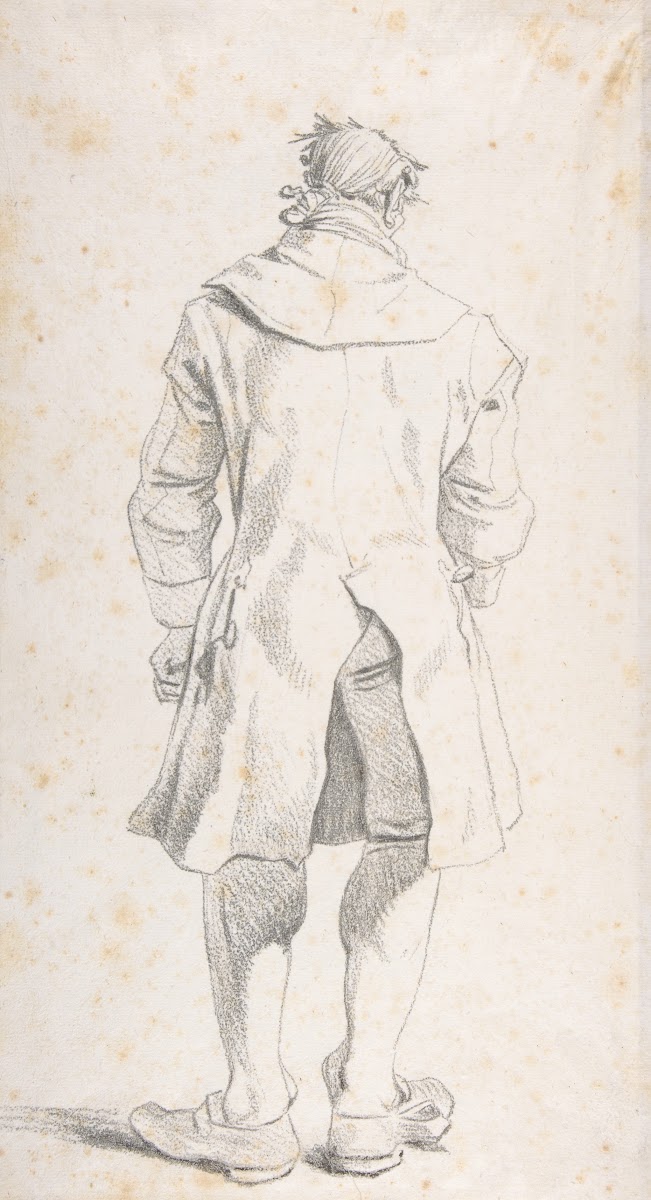 Caricature of Joseph Benoît Suvée mid 18thearly 19th century