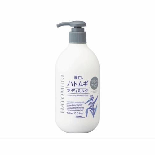 Hatomugi Bright Up Moisturizing & Conditioning Body Milk 400ml