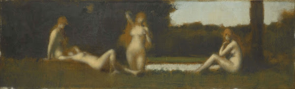Nymphes à la sortie du bain 1877