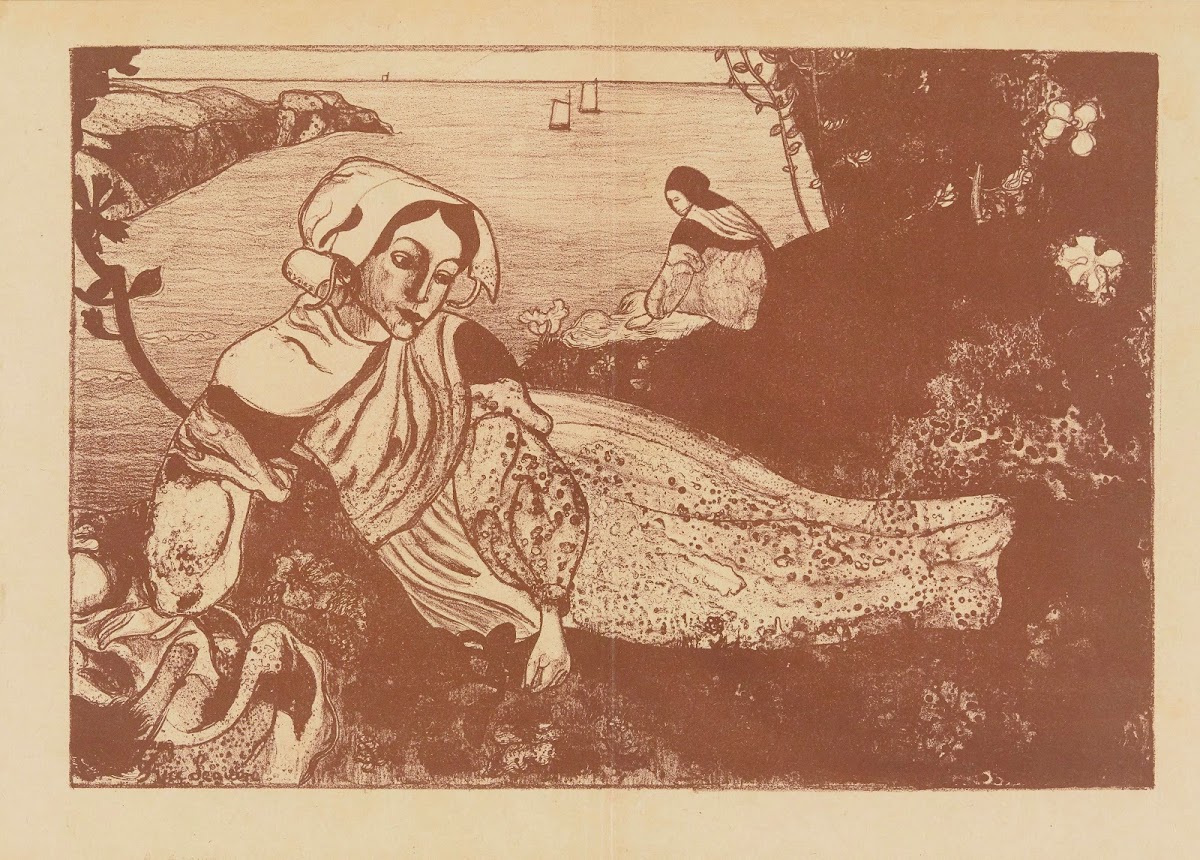La Primavera  Femme CouchéE 1894 1895