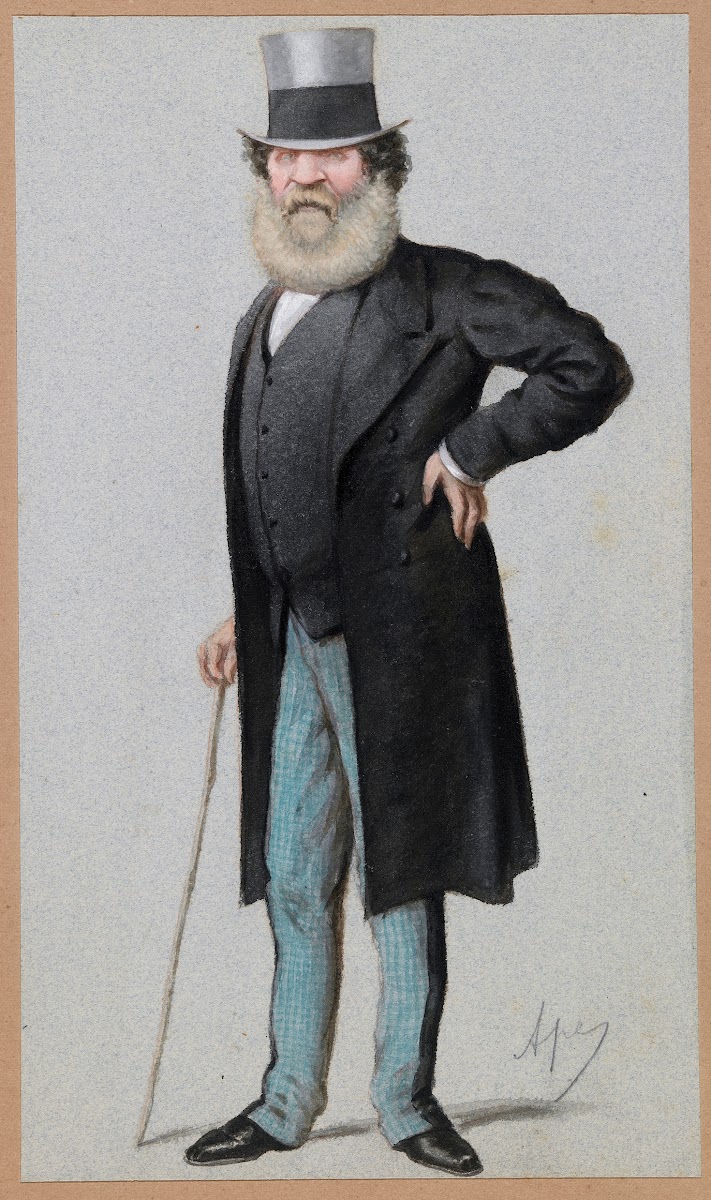 Colonel Thomas Edward Taylor MP 1811 1883 ill for Vanity Fair July 1874