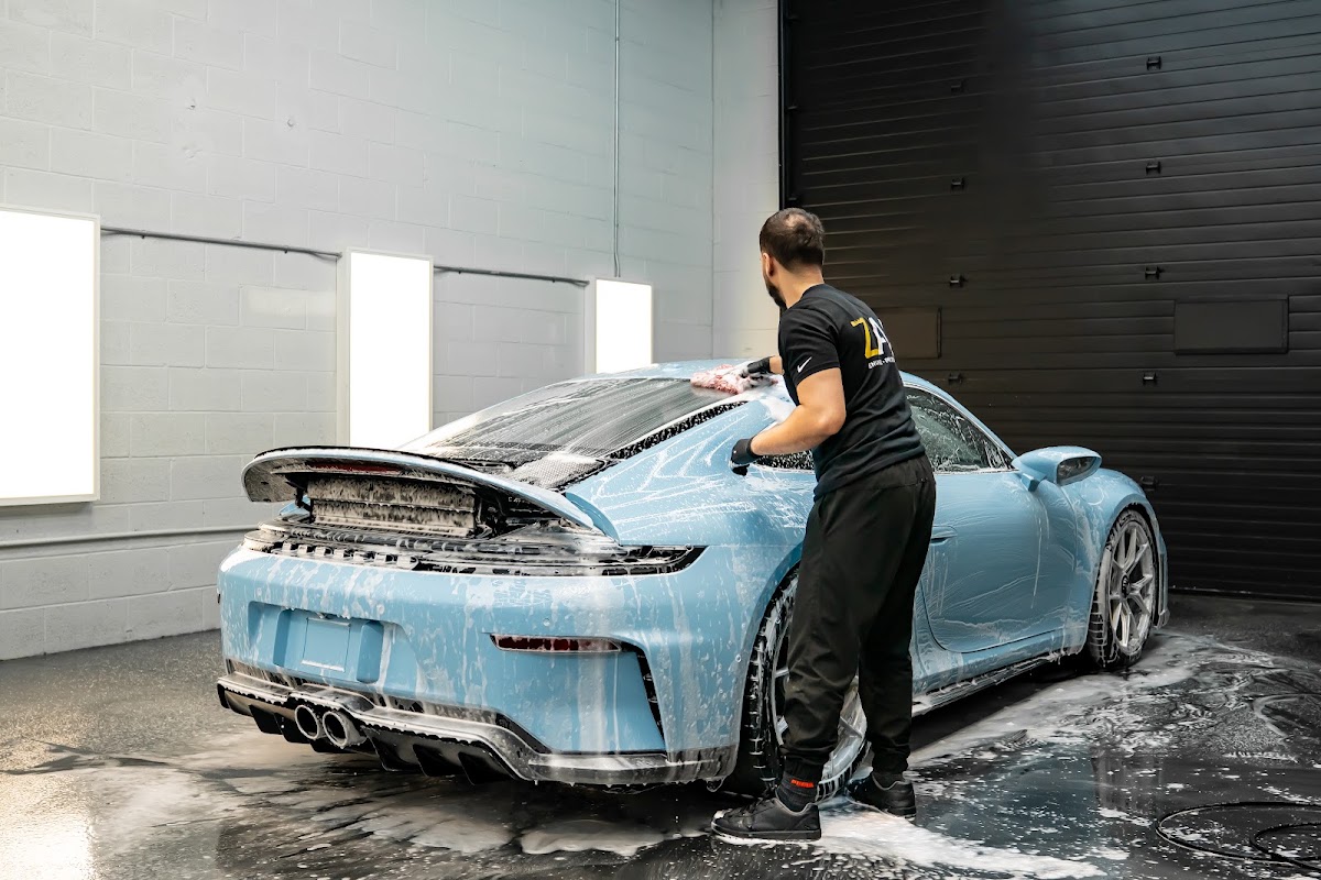 Porsche 911 GT3 after paint correction at ZAutoCare