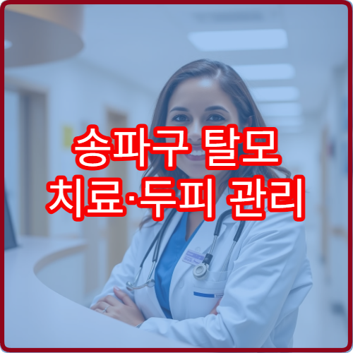 송파구 탈모 치료·두피 관리 전문 병원 프로그램 안내