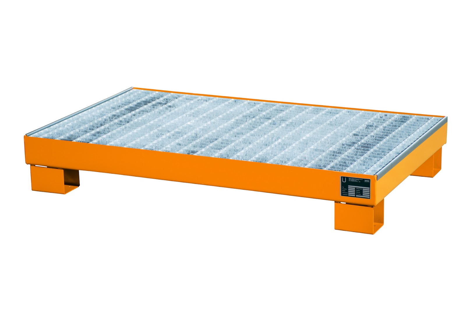 Opvangbak AW 60-3/M, gelakt, Geeloranje