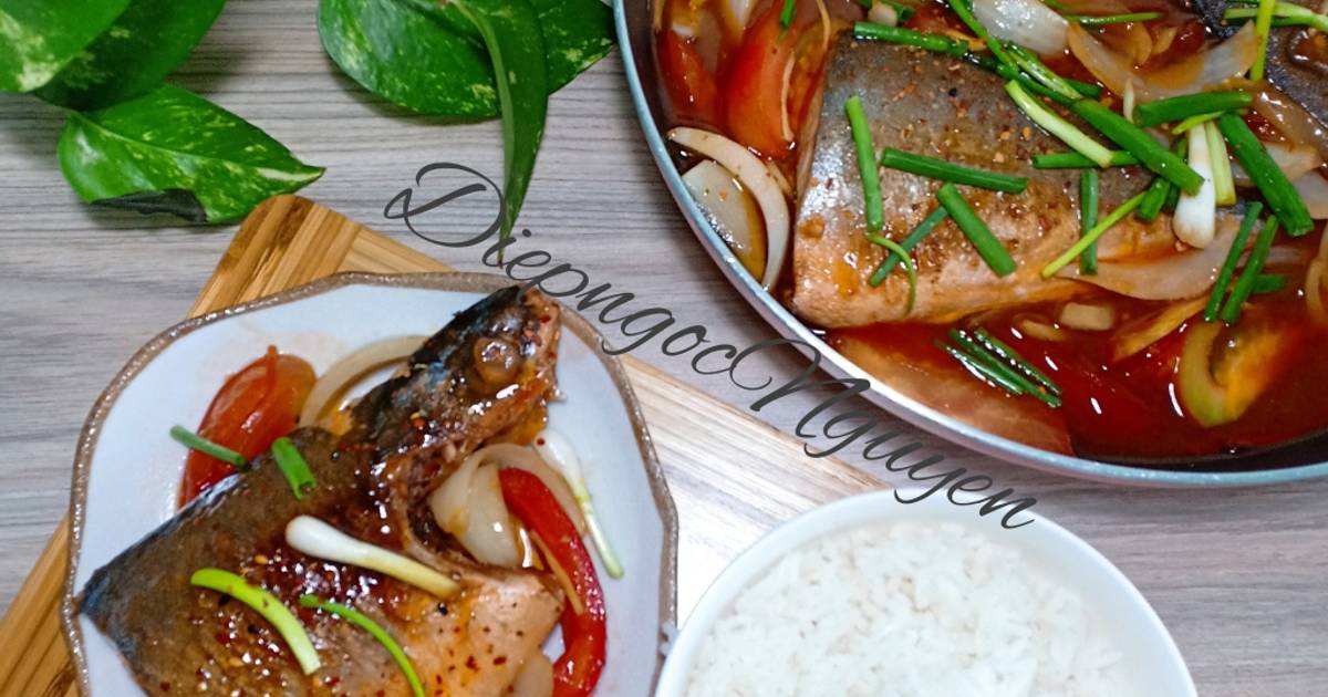 Cá cam kho cà chua (Biến tấu cách kho cá cùng gia vị Nhật)