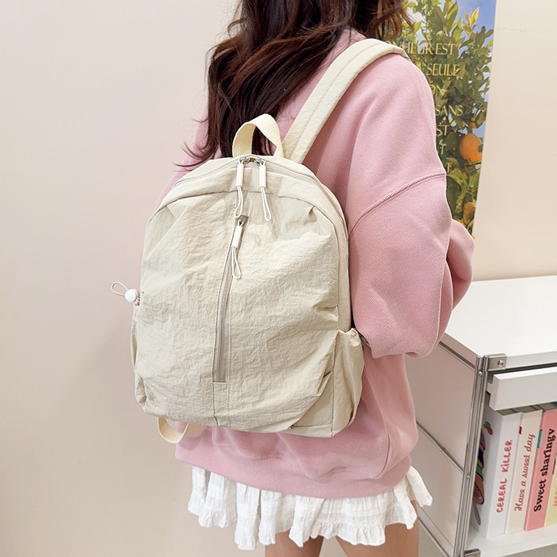 Nylon Backpack, School Style, for Women