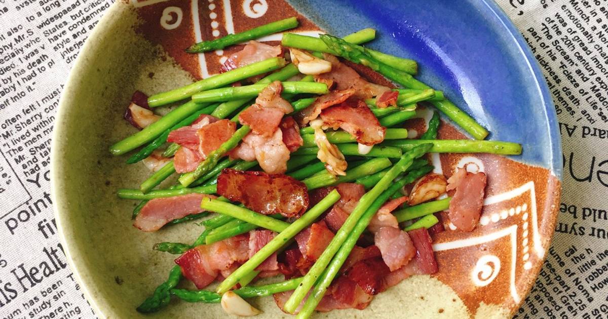 Măng Tây Xào Ba Rọi Hun Khói