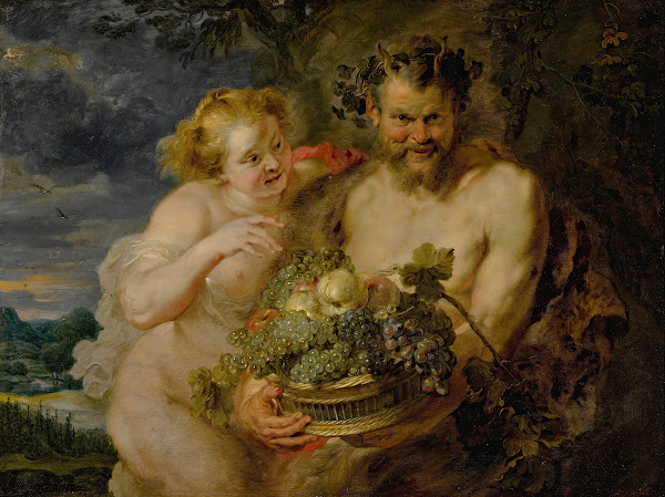 SatyrAnd Bacchante