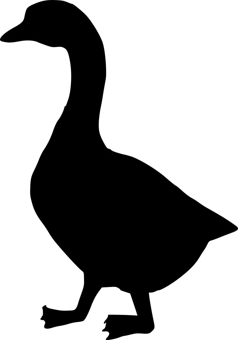 Goose Free SVG for CNC Router Cutting and Engraving