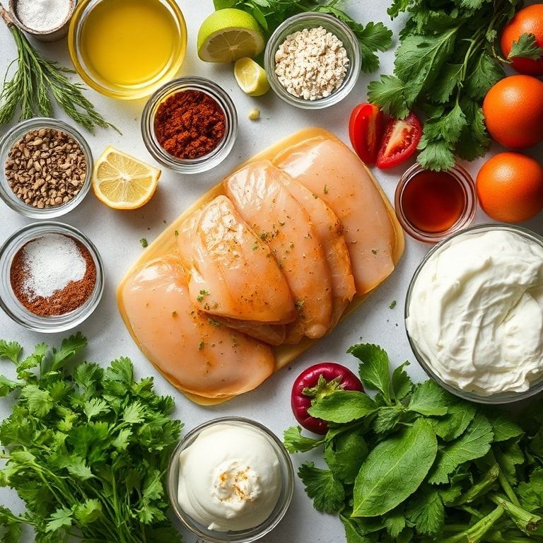 Ingredients for Garlic Butter Honey BBQ Chicken Tacos (Easy Homemade Weeknight Winner)