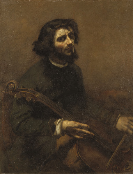 The Cellist Self portrait 1847