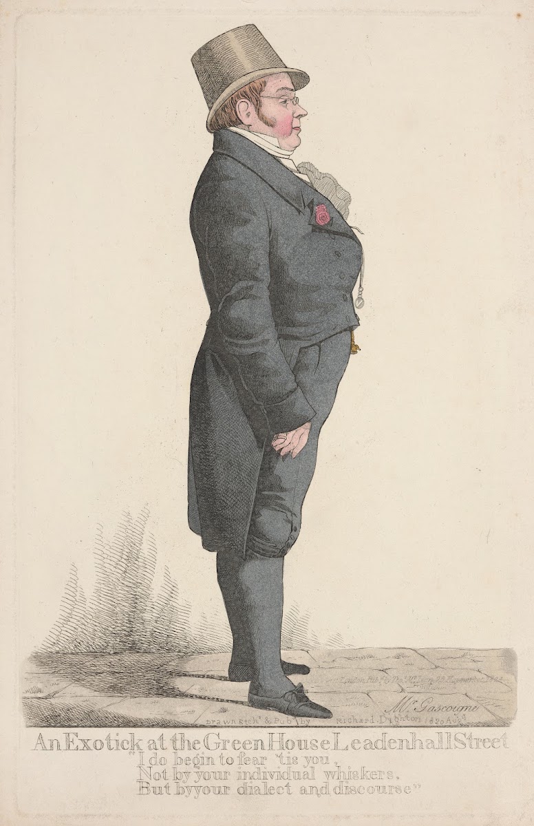 An Exotick At The Green House Leadenhall Street 1824