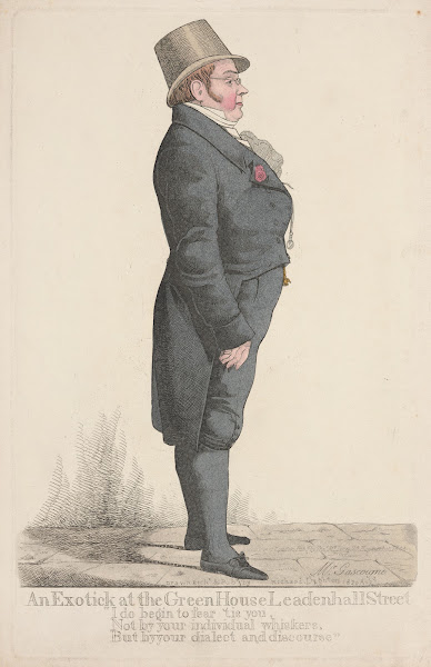 An Exotick At The Green House Leadenhall Street 1824