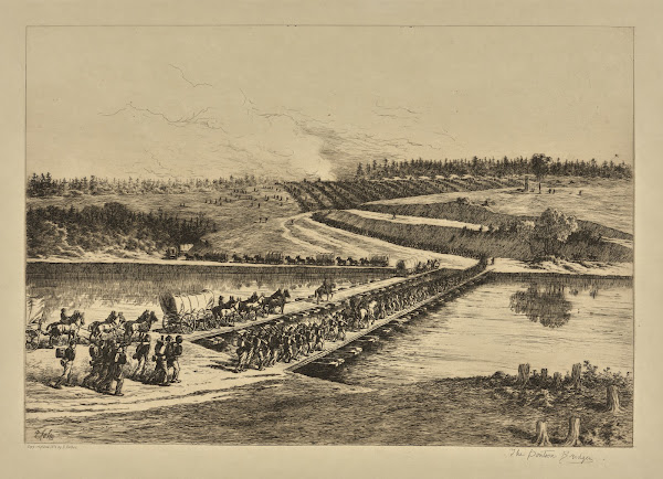 The pontoon bridges 1876