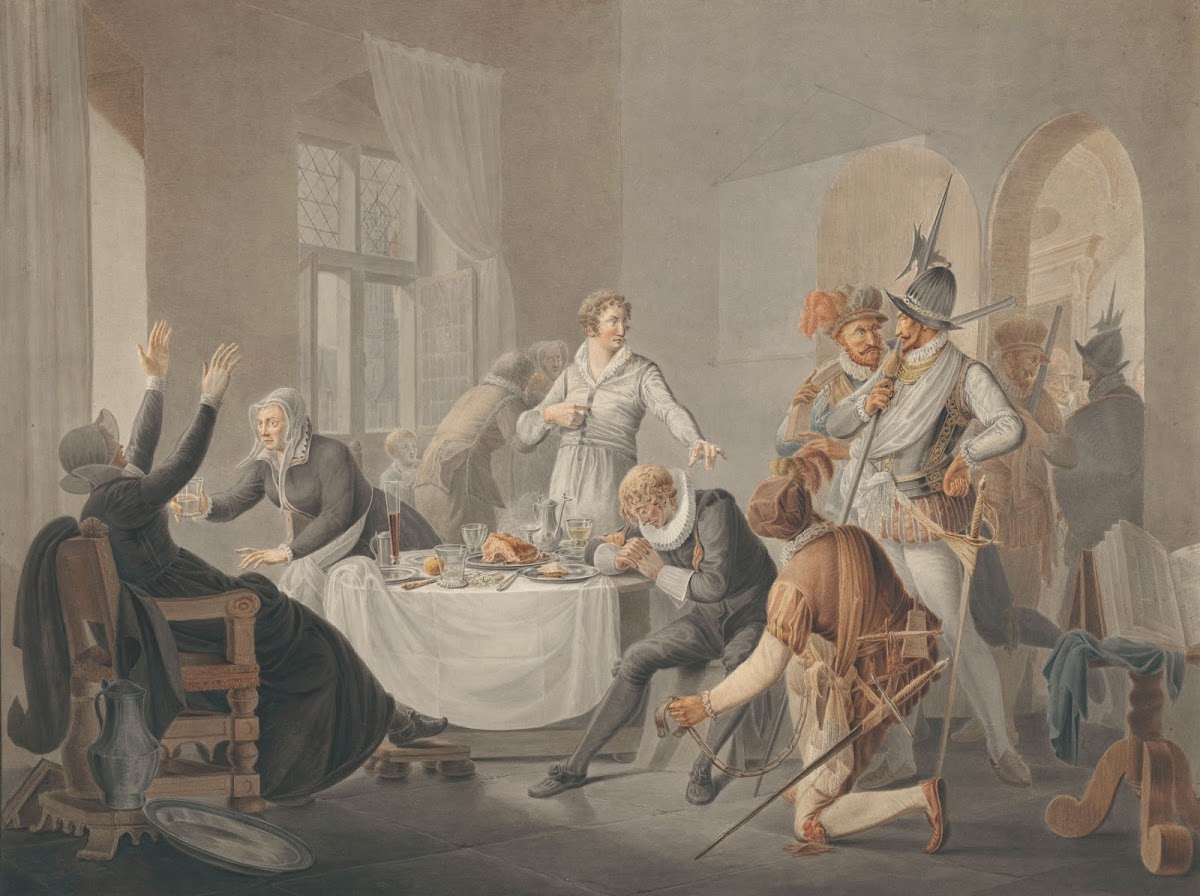 PD Hasselaer maakt zich bekend toen de Spanjaarden zijn broer Claes Dirkz in zij