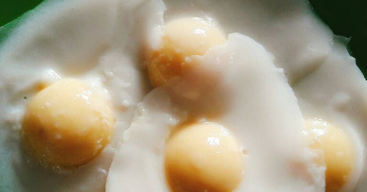 Rau câu trứng ốp la