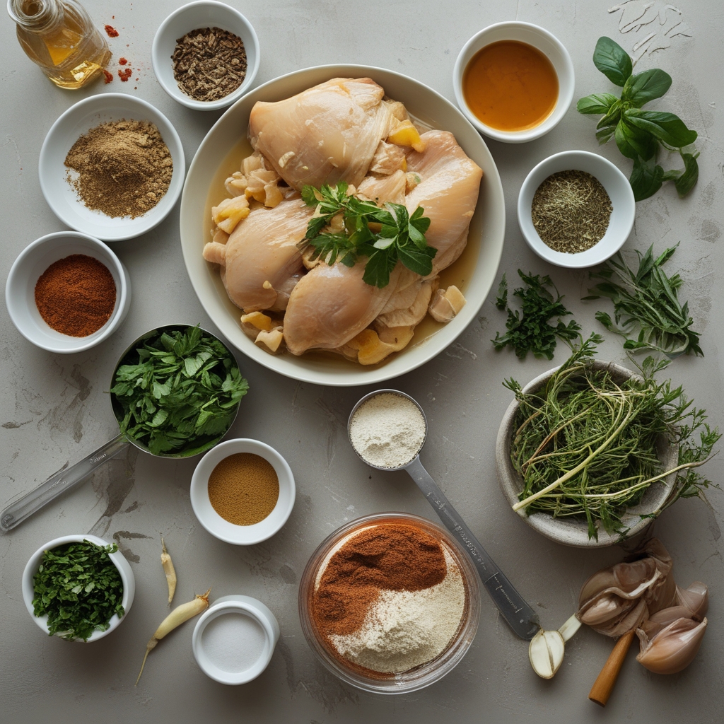 Ingredients for Braised Catalina Chicken Recipe – Easy, Flavorful, and Family-Friendly