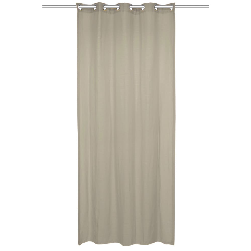 Cortina con filtro de luz de poliéster CasaMia™ Morocco, 135 x 241 cm color natural