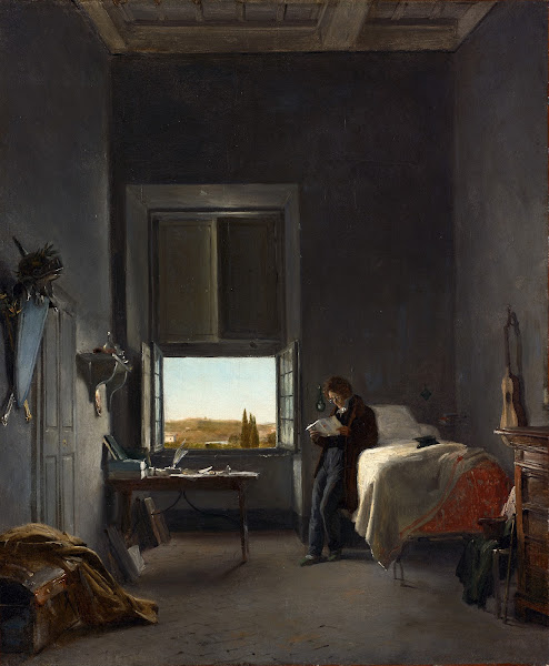 The Artist in His Room at the Villa Medici Rome 1817