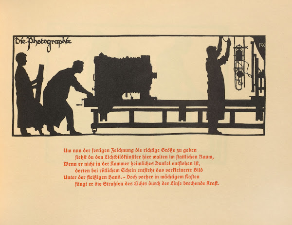 Die Schriftgiesserei im Schattenbild Pl04 1936