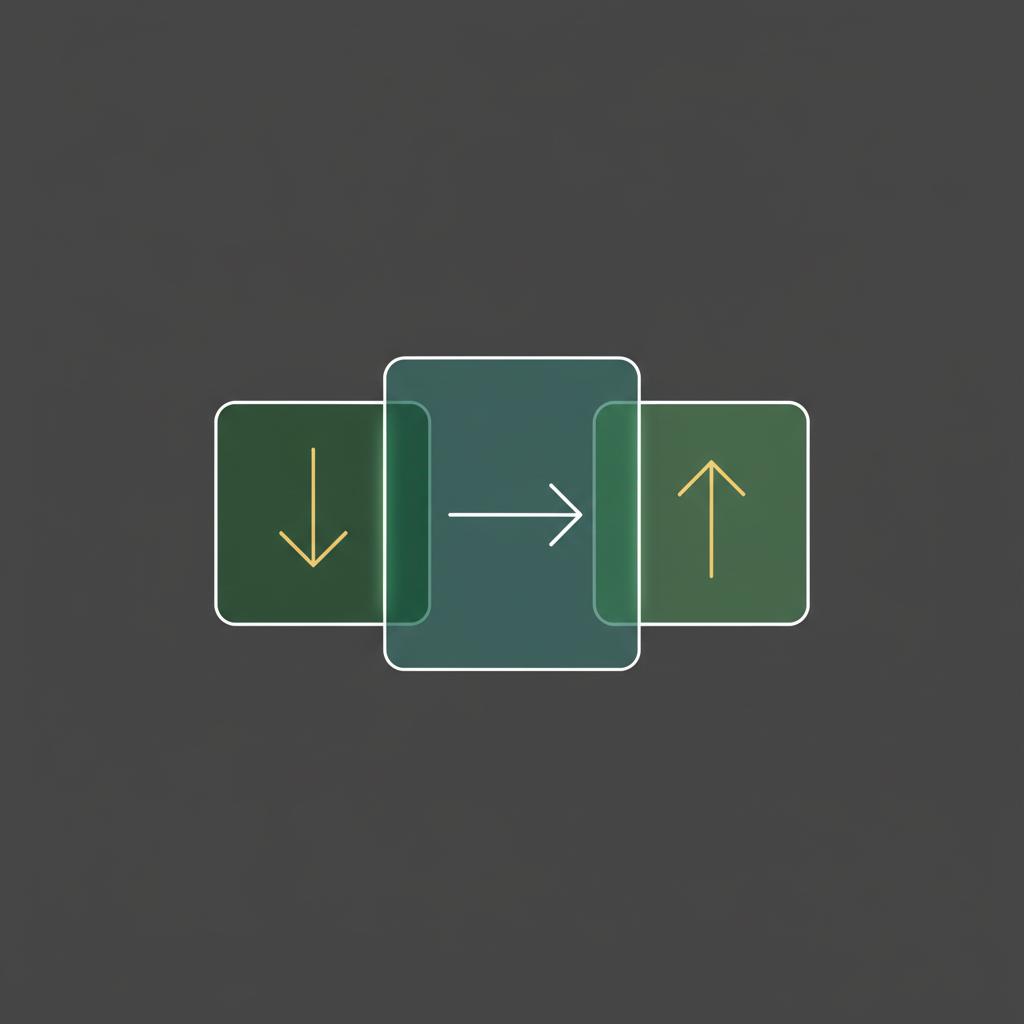 Minimalist 2D vector of layered translucent charts and three arrows showing down steady up scenarios on a dark background in Finance Police colors What is the target price for COIN stock?