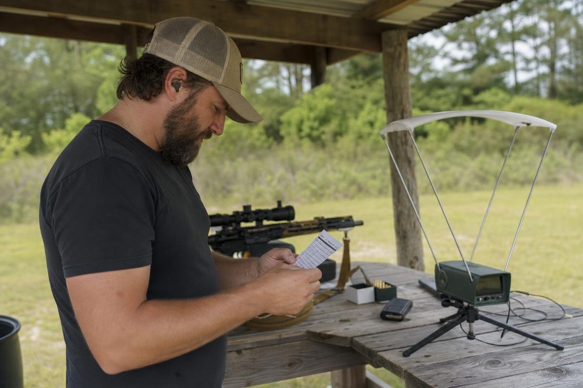 .204 Ruger ballistics table with velocity drop and wind drift