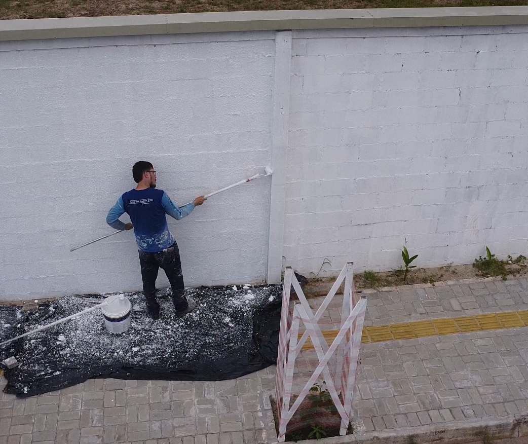 Pintura do Muro Frontal