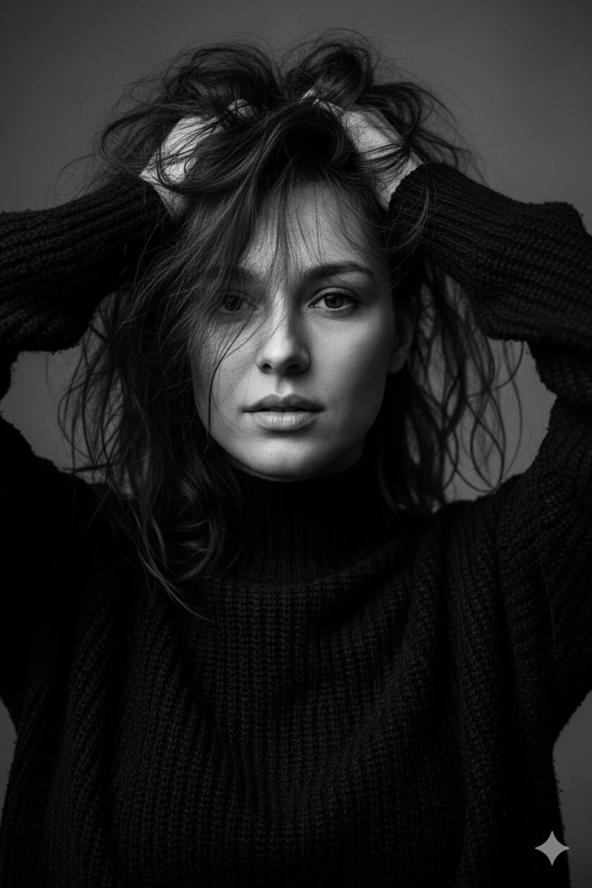 Retrato desaliñado