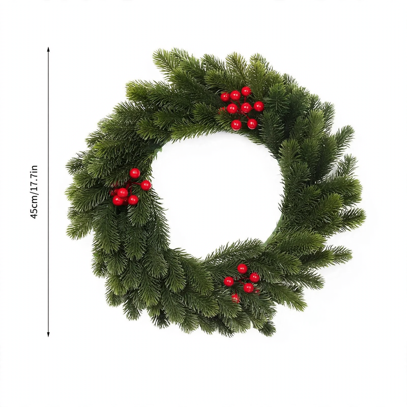 Artificial Christmas Wreath made of Plastic, 10-30 cm