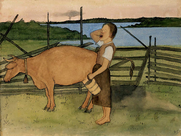 Morning Milking 1895