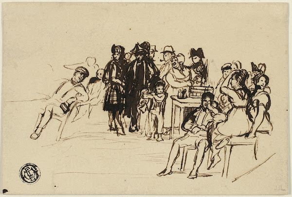 Study for Right Group c 1820