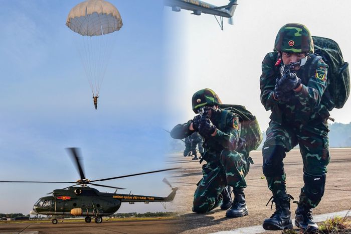 Ấn tượng màn nhảy dù, đổ bộ đường không của bộ đội đặc công Quân khu 7 - Báo VTC News