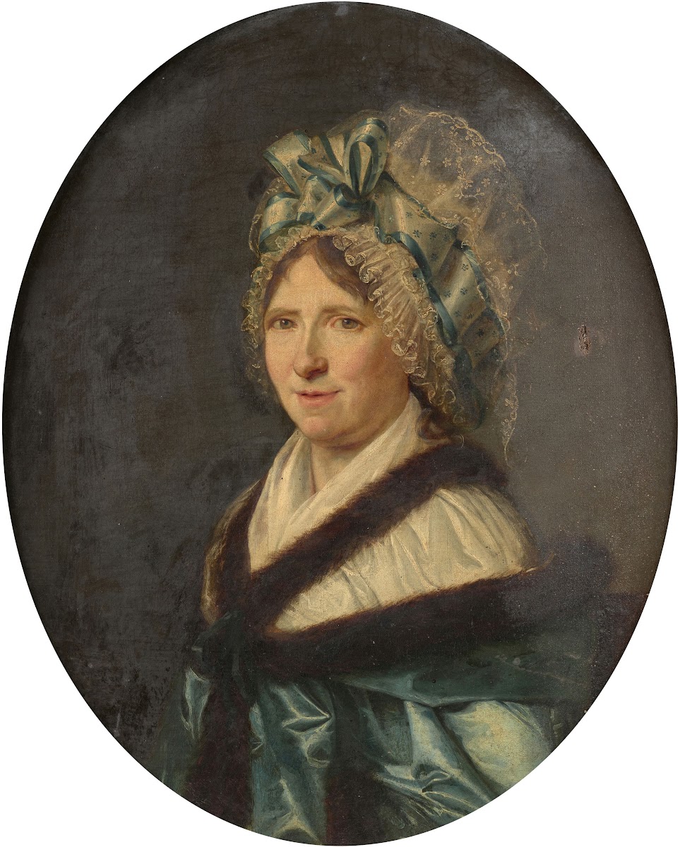 Portrait dAngélique Blondelu née Debacq mère de lartiste