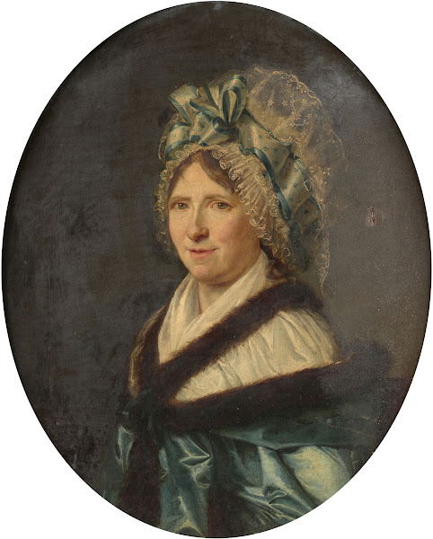 Portrait dAngélique Blondelu née Debacq mère de lartiste