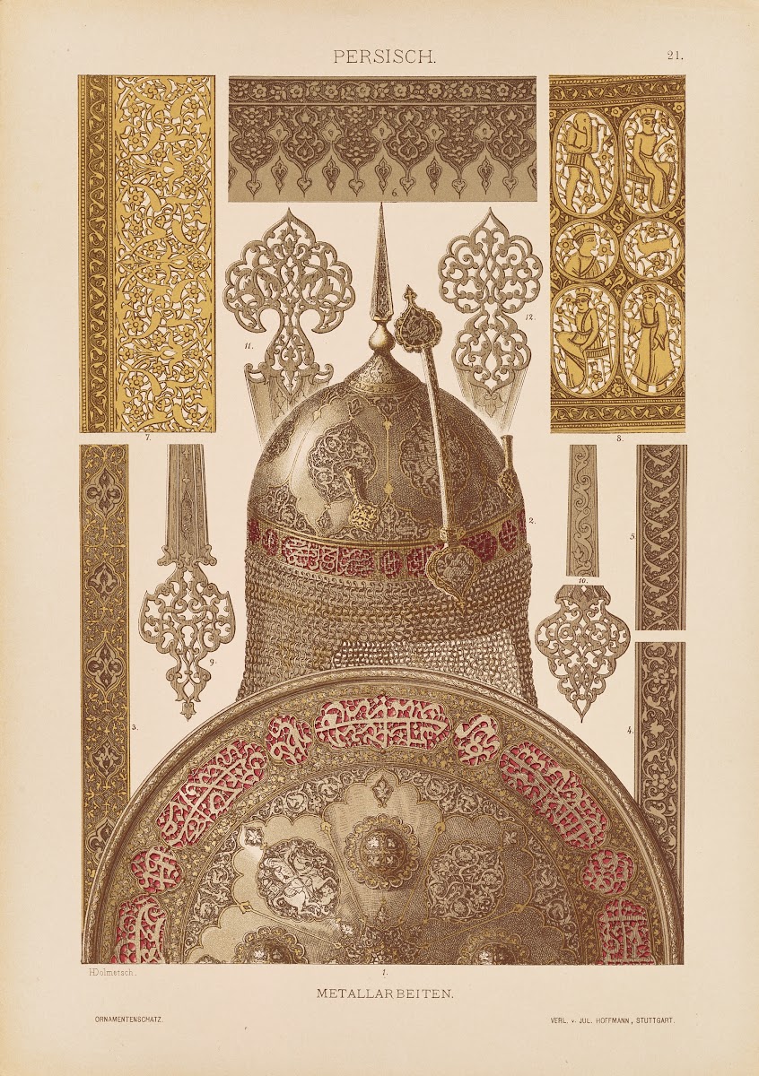 Persisch  Metallarbeiten 1887